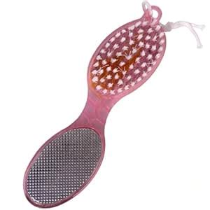 Brotherskart 4 In 1 Foot Pedicure Brush, Pumice Stone, Scrubber & File ...
