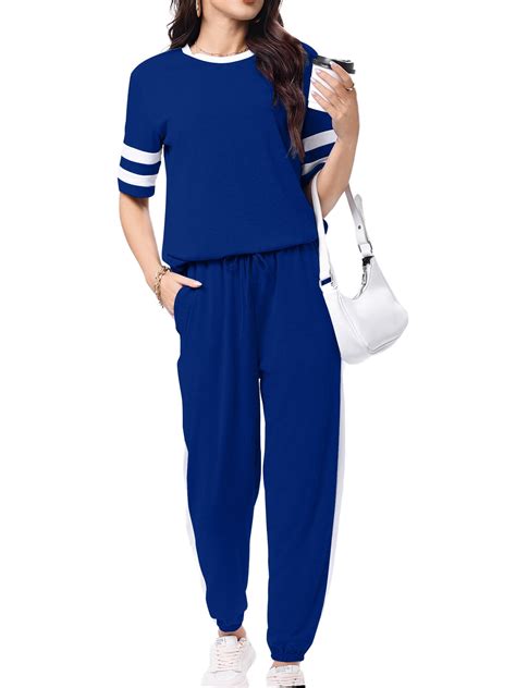 SHINE UP Women Warm Up Suit Set, Matching Sweat Suits, Lounge Stretchy ...