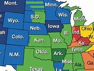 Image result for Poll Closing Times Map