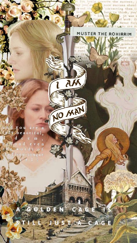 #eowyn #lotr #lordoftherings #iamnoman #movie #book #quotes #flowers ...