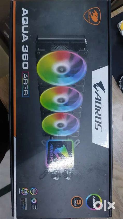 Aorus aqua 360mm argb cpu liquid cooler for pc Ryzen intel processor ...