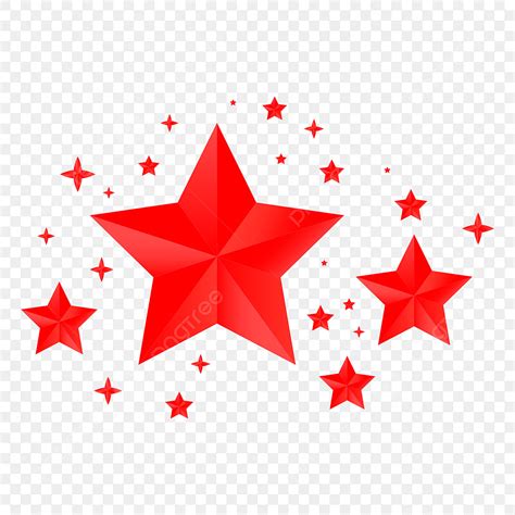 Red Stars Png