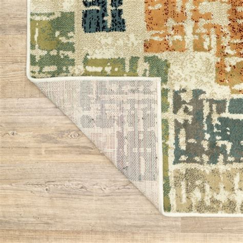 Archer Lane Averdine 2 x 8 Beige Indoor Abstract Runner Rug in the Rugs ...