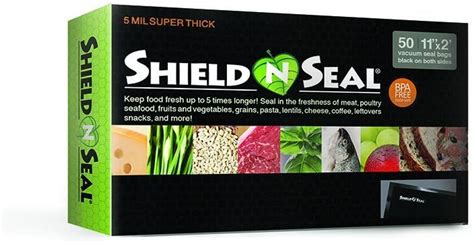 Buy ShieldNSeal Vacuum Seal Bags (All Black, 11 x 24) Online at Lowest ...