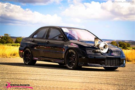 1,700-hp Mitsubishi Lancer Evo is a four-wheeled embodiment of overkill