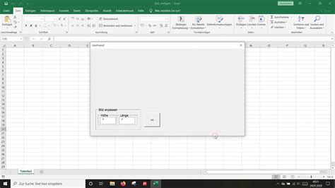 VBA Excel Userform Image - YouTube