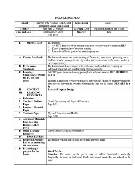 Exercise Program Design 的图像结果