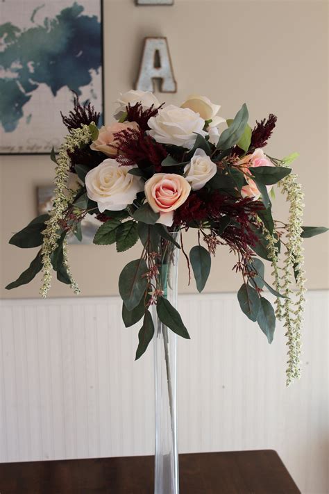 Burgundy Wedding Flower Centerpieces 38 Fall Wedding Centerpieces For