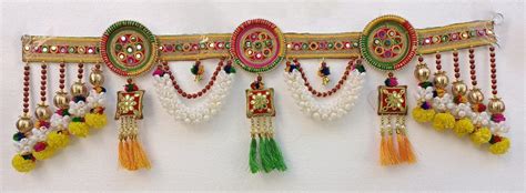 CraftVatika Embroidery Work Toran Hanging Bandhanwar for Main Entrance ...