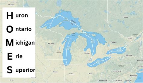 Geography Mnemonics to Help Learn About the Great Lakes - Geography Realm