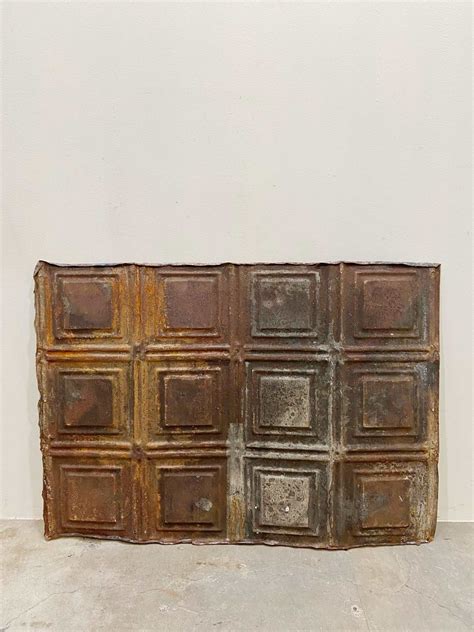 Vintage Metal Tin Ceiling Tile 【5946】 | D-FRAME