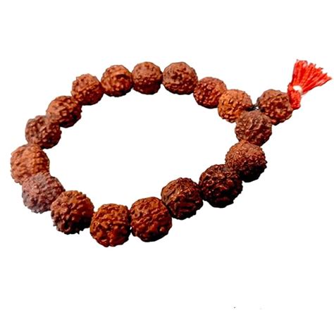 Buy Radha Krishna Shringar Store Mukhi Rudraksha Bracelet 8mm Size ...