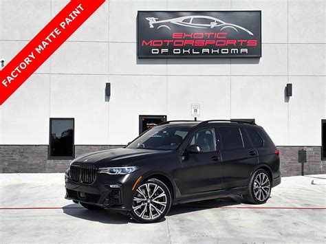 Used 2021 BMW X7 M50i * FACTORY FROZEN BLACK METALLIC PAINT * FULL BODY MATTE PPF For Sale (Sold ...