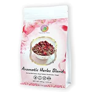 Saipro's EATERY HARVEST Edible flowers Aromatic Herbs Blend 100 gm, For ...