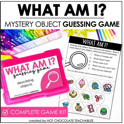 What am I? - Guessing Game Kit : Describing Objects & Animals | Made By ...