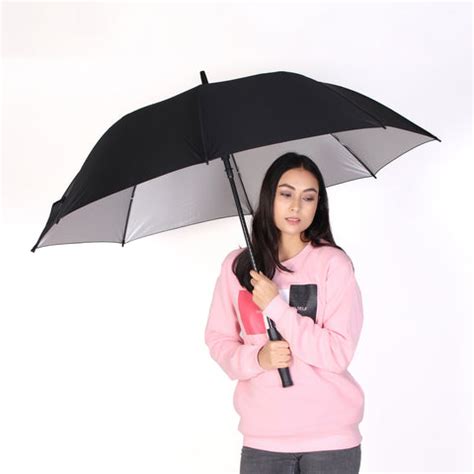 Buy Big Umbrella for Men and Women, 27 Inches, Black - Destinio.in