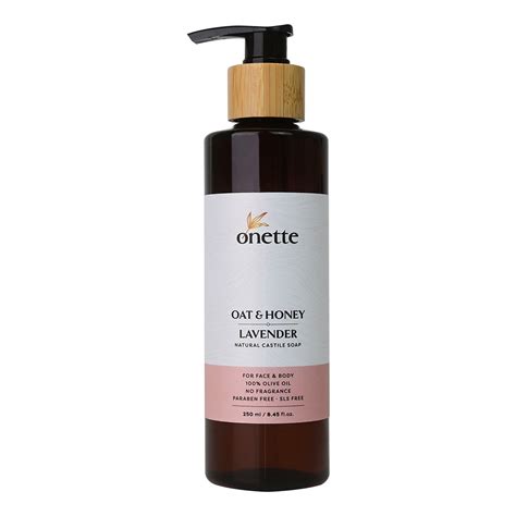 Castile Liquid Soap Oat & Honey Lavender - Onette