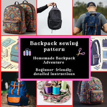 Image result for Pattern for DIY Backpack