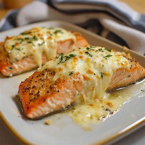 Best Baked Salmon with Mayo and Cheese Recipe - Her Kitchen Stories