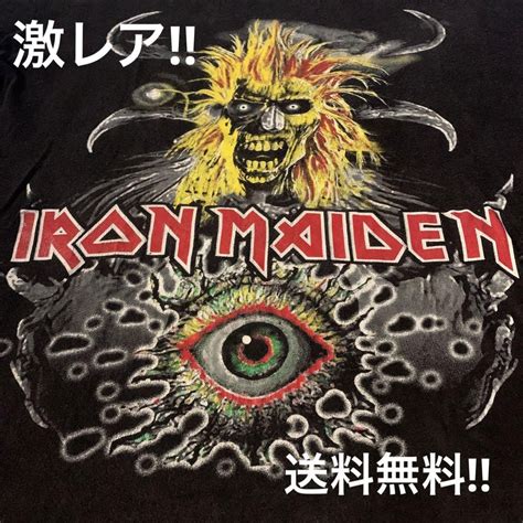Iron Maiden Vintage Band T-Shirt Black 100% Cotton Si… - Gem