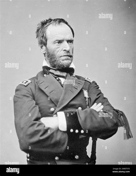 General William Tecumseh Sherman who was a leading general in the US ...