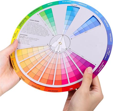 COHEALI Mixing Guide Wheel - Rotatable Watercolor India | Ubuy