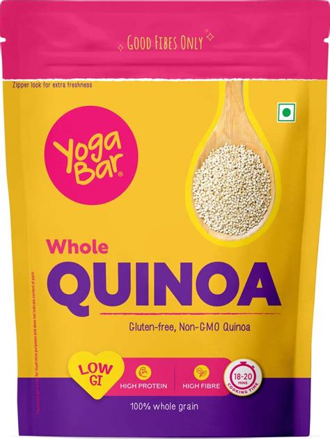 Yogabar Quinoa, Gluten Free, Alternative to Rice & Wheat | High Iron ...