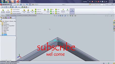 How to Use Swept Boss/Base SolidWorks 的图像结果