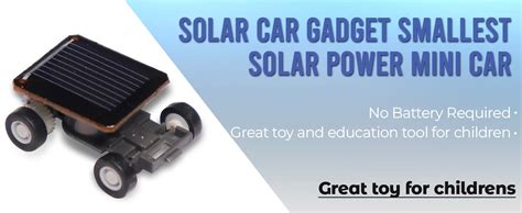 Electronic Spices Smallest Solar Car Mini Solar Science Assembly ...