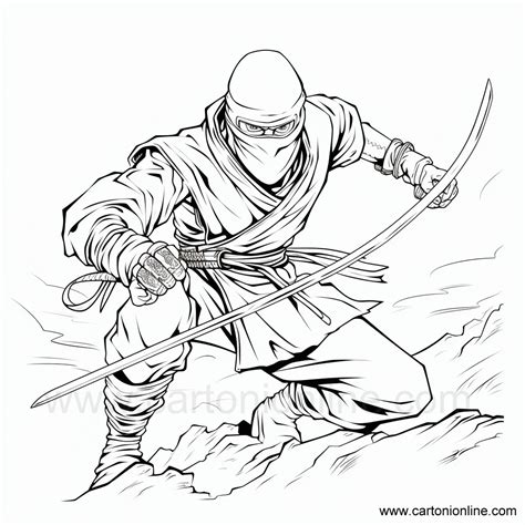 Super Ninja Coloring Pages