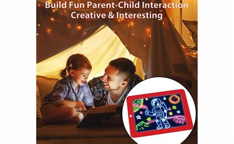 Buy Saubhagya Global Magic Sketch Drawing Pad | Light Up LED Glow Board ...