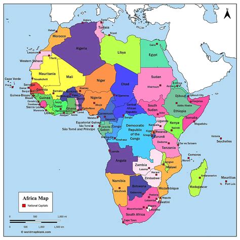 African Countries And Capitals