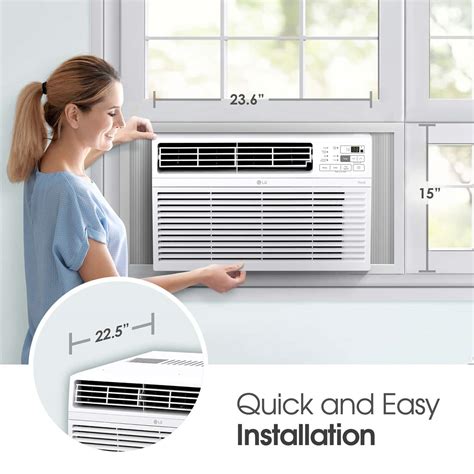 LG - 14,000 BTU Window Air Conditioner - White | National Credit Direct