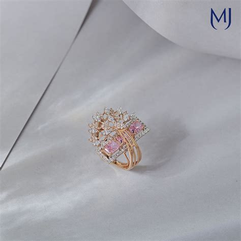Buy American Diamond Ring Online | American Diamond Ring by Manubhai.