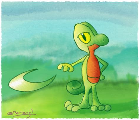 Image result for Treecko Drawing