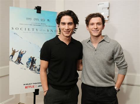 Tom Holland Moderates Panel with 'Society of the Snow' Cast & Real-Life ...