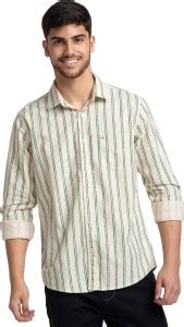 KILLER Men Striped Casual Green Shirt - Buy KILLER Men Striped Casual ...