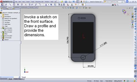 Image result for SolidWorks iPhone Stand Tutorial
