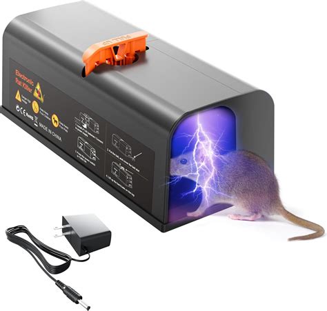 Amazon.com : Electric Mouse Traps - Indoor Rats Trap Killer - Reusable ...