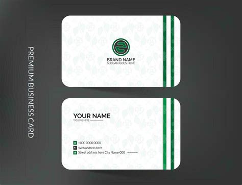 White Business Card Design 的图像结果
