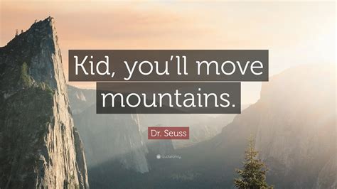 You Will Move Mountains
