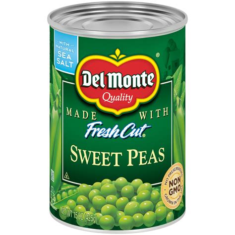 Del Monte Sweet Peas Canned Vegetables, 15 oz Can – Walmart Inventory ...