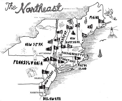 Northeast Region Capitals