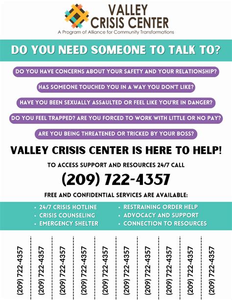 Printable Media – Valley Crisis Center