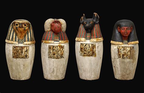 canopic jars | Canopic Jars | Canopic jars, Egyptian artifacts, Ancient ...