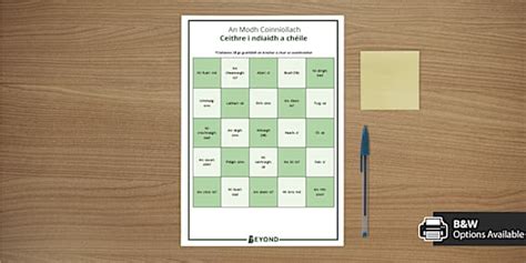 An Modh Coinníollach (Ceithre i Sraith) (teacher made)