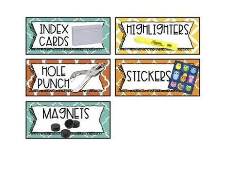 Labels for Storage Unit, 24-drawer Plastic Storage Cabinet Labels ...