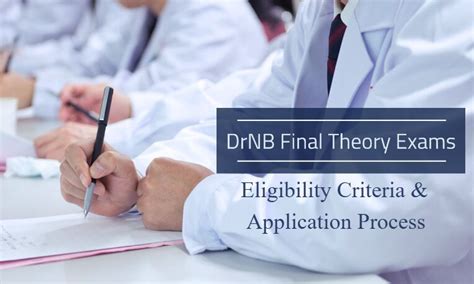 NBE DrNB Final Exams January 2025 - Here is Eligibility Criteria ...