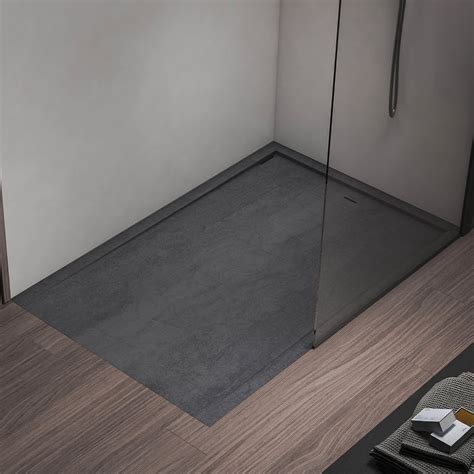 progettobagno Diamante Duschwanne 90 x 140 x 3,3 cm Feinsteinzeug ...