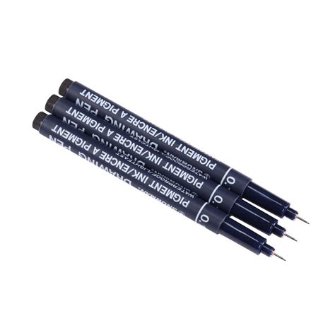 Snowman Drawing, Zentangle & Manga Pens - Black - 0.1 - Pack 3 | Art Lounge